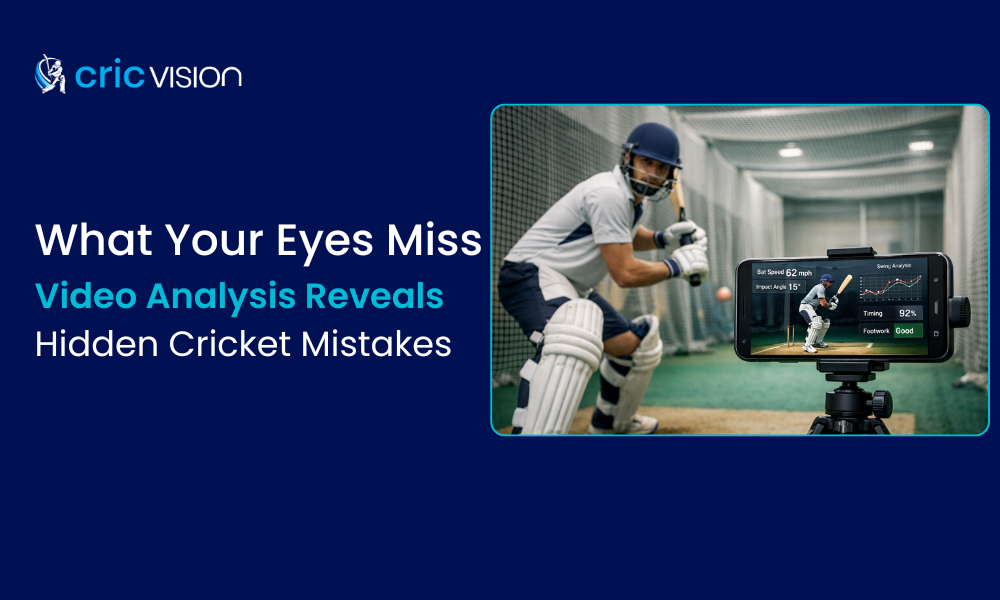 The hidden technical mistakes in cricket training that live coaching misses. See how AI-powered video analysis accelerates player improvement with precision feedback.